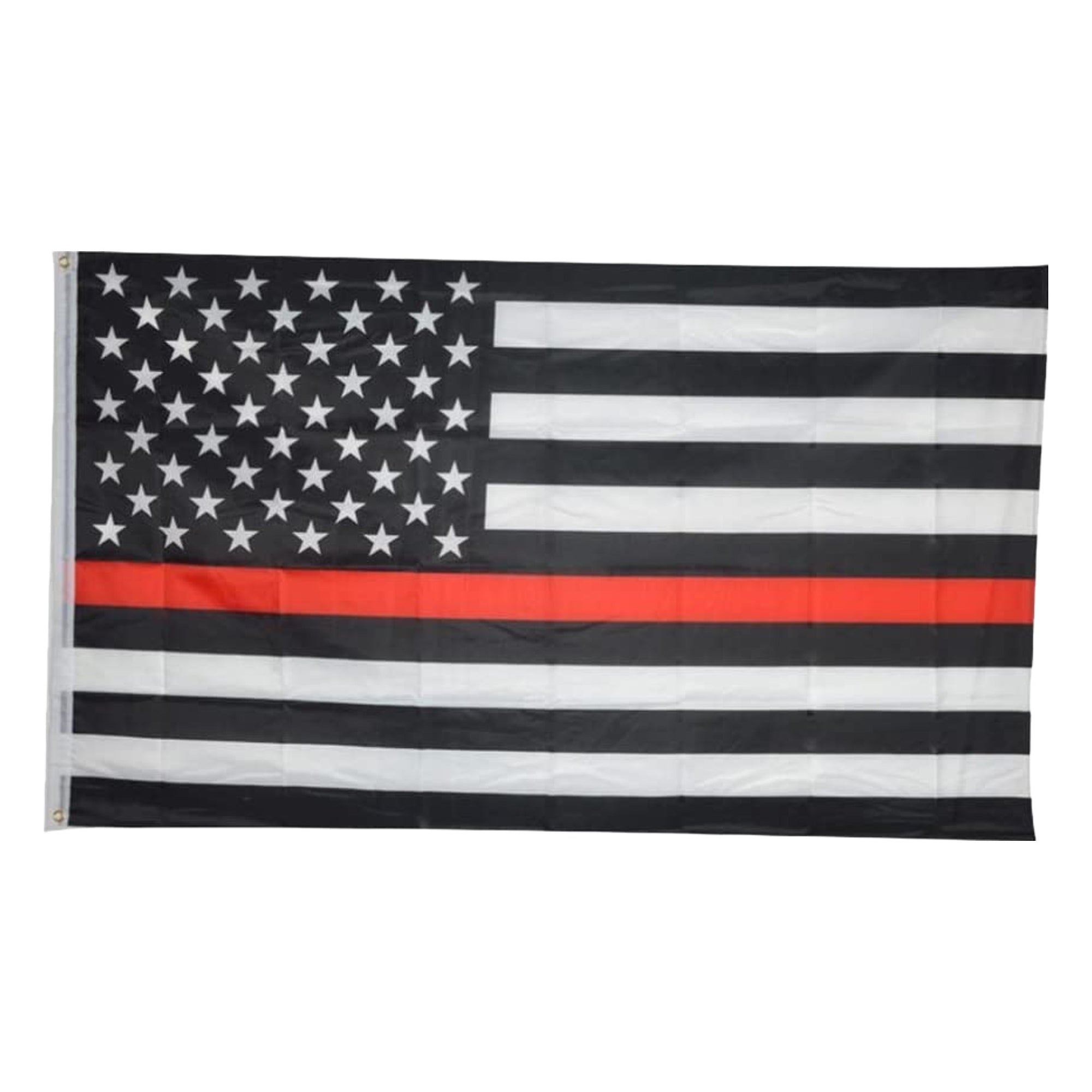 American Flag - Fire Department - Thin Red Line 3'x5'
