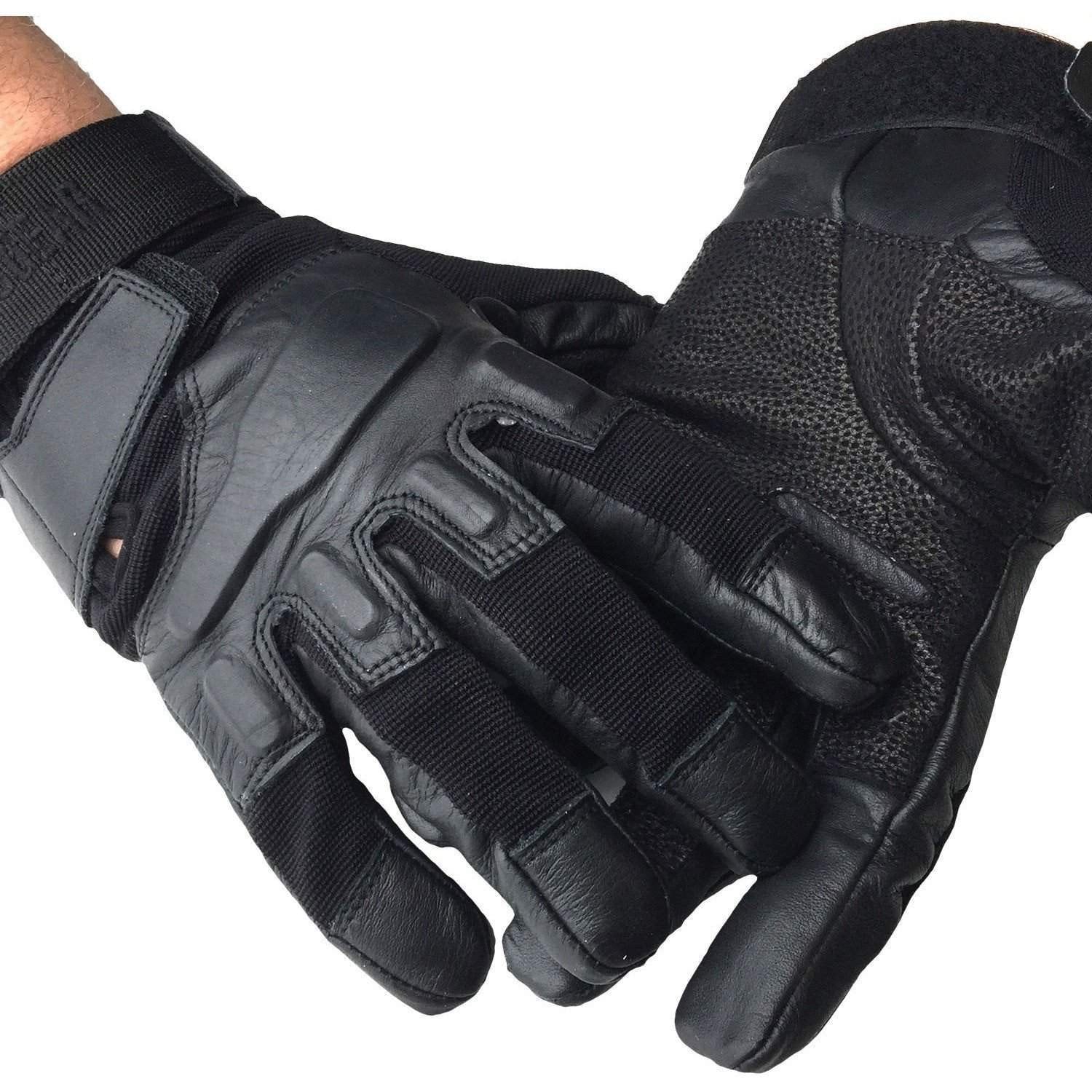 SecPro Shooter Special Touch Hard Knuckle Leather Gloves – Security Pro USA