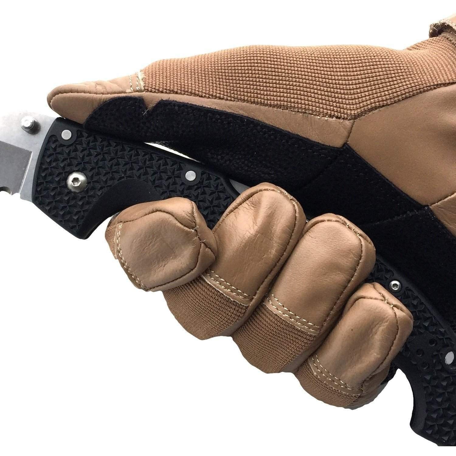 SecPro Shooter Special Touch Hard Knuckle Leather Gloves – Security Pro USA